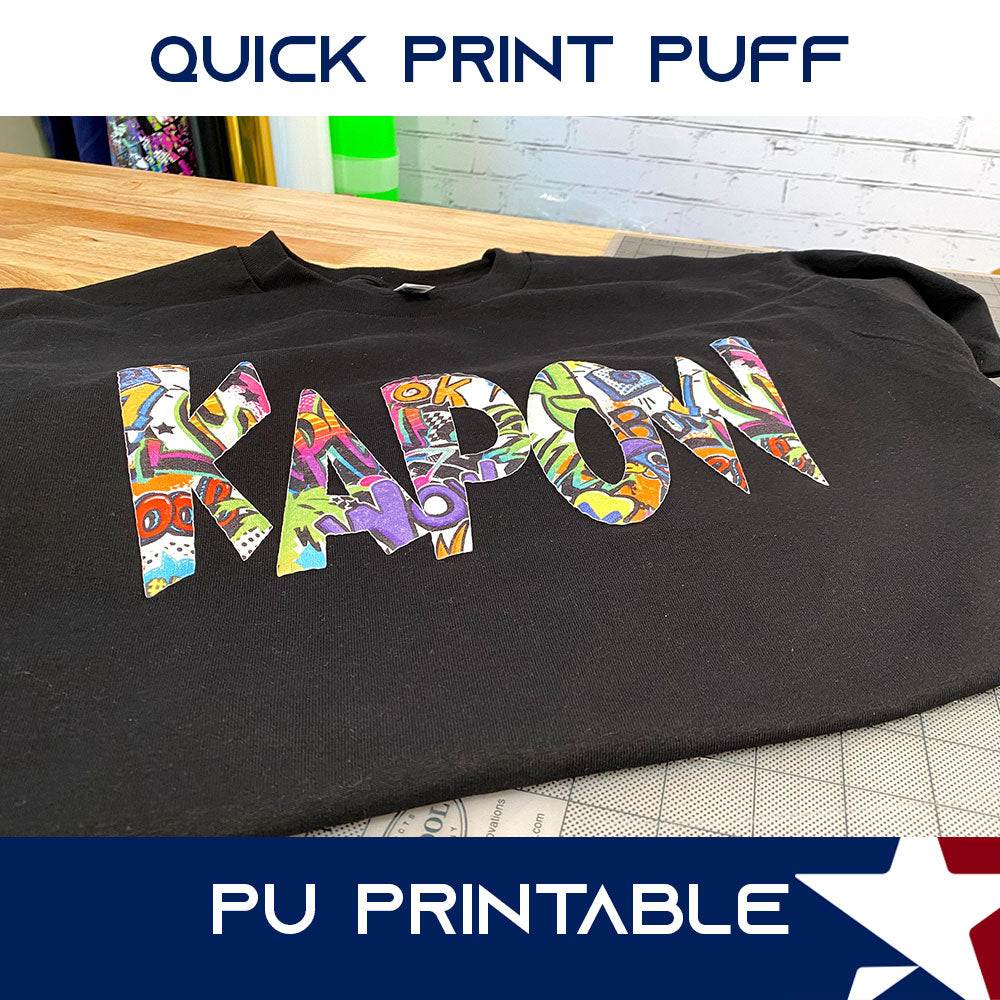 QuickPrint Printable Puff Heat Transfer Vinyl