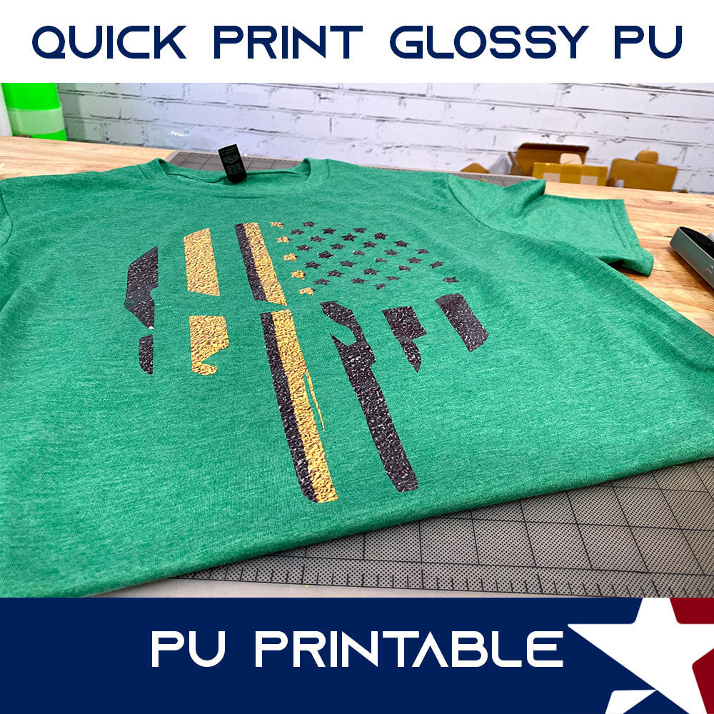 QuickPrint™ Glossy PU Printable Heat Transfer Vinyl