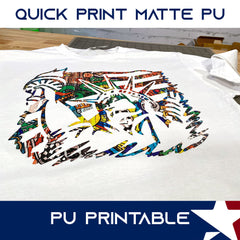 QuickPrint Matte PU Printable PU Heat Transfer Vinyl