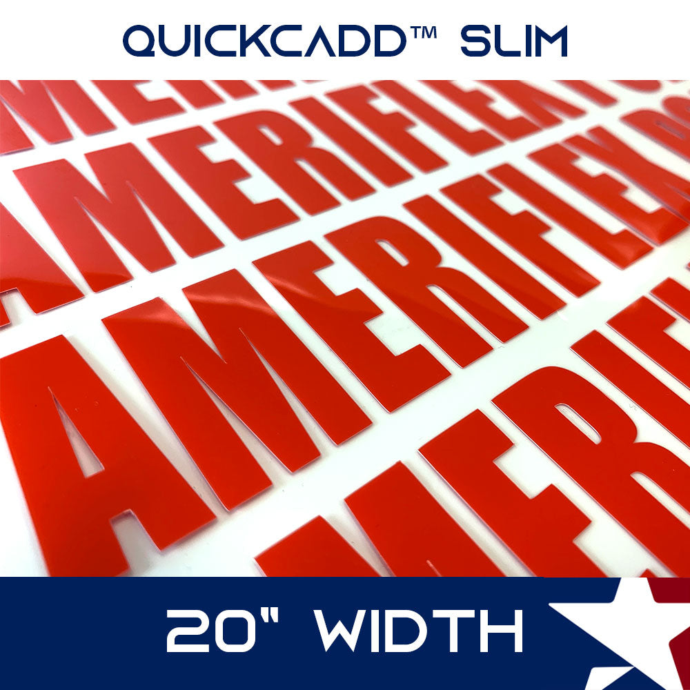 QuickCadd™ Slim PU Heat Transfer Vinyl 20" X 1 YD