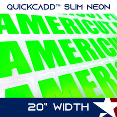 Quickweed™ Slim PVC Heat Transfer Vinyl Neon 20"