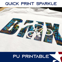 QuickPrint Sparkle Printable Heat Transfer Vinyl