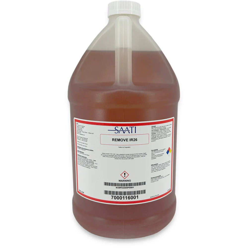 Saati IR26-1 Gallon – Universal Ink Remover for Screen Printing
