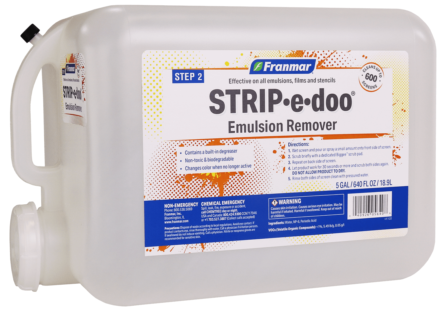 Franmar® Emulsion Remover  Strip-E-Doo