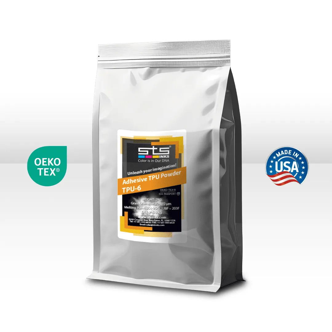 STS Inks P-6 DTF Transfer Low Migration Powder