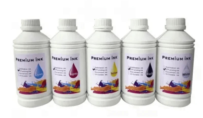 DTF Ink Bottles Colors – 900ml – High-Quality Direct-to-Film Ink for Vibrant Transfers