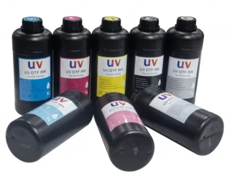 UV DTF Inks – 1L Bottles | High-Quality UV-Curable Ink for Direct-to-Film Printing