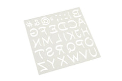 Sublimation Stencil - Modern Alphabet