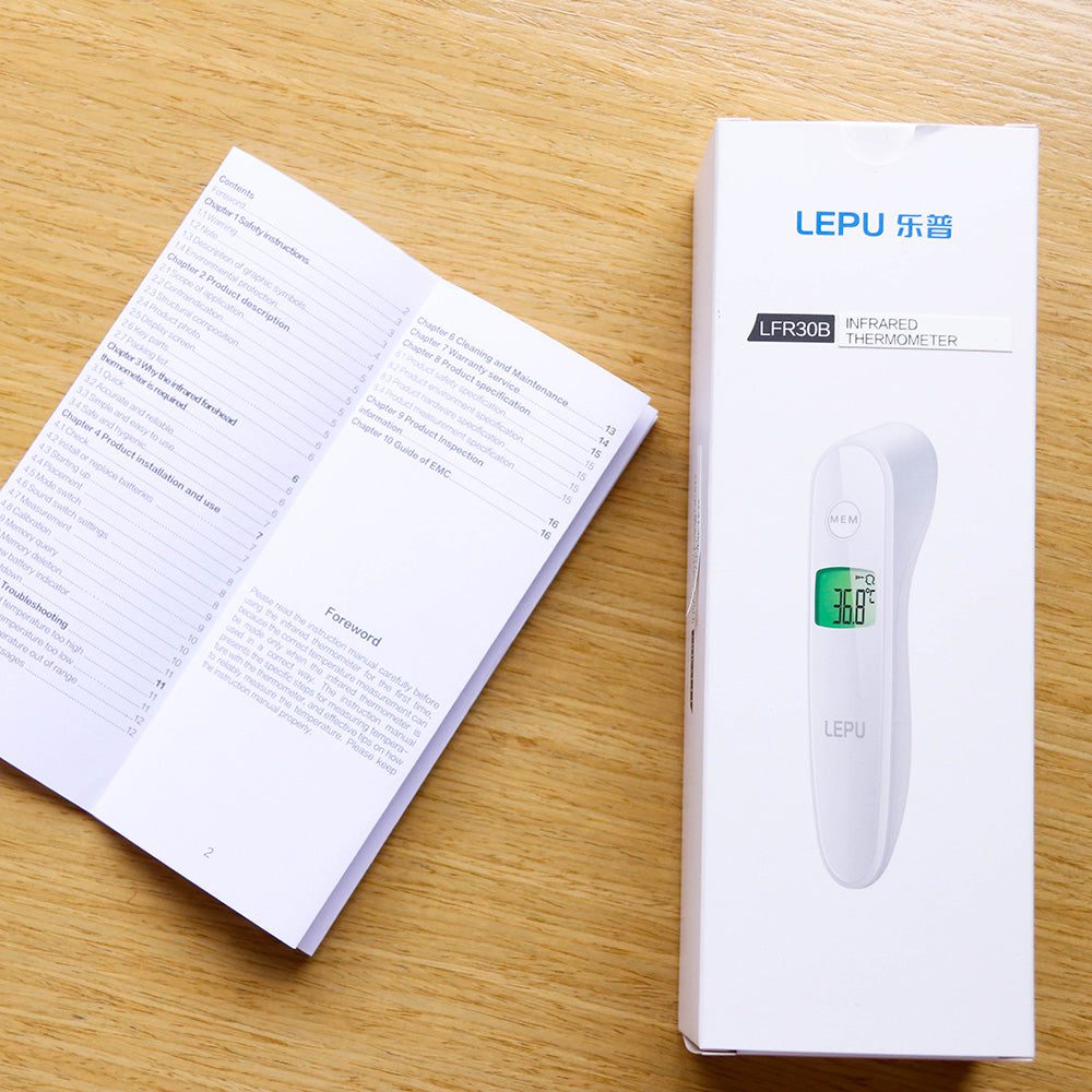 Infrared No-Contact Forehead Thermometer