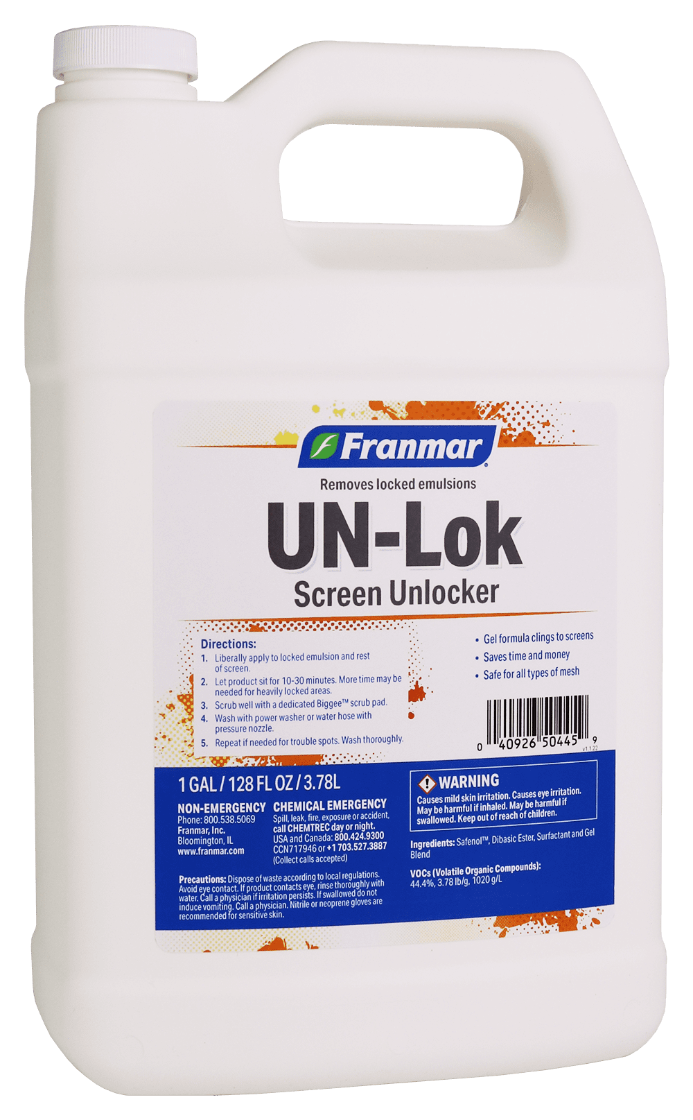 Franmar Un-Lok Locked Emulsion Ink Remover