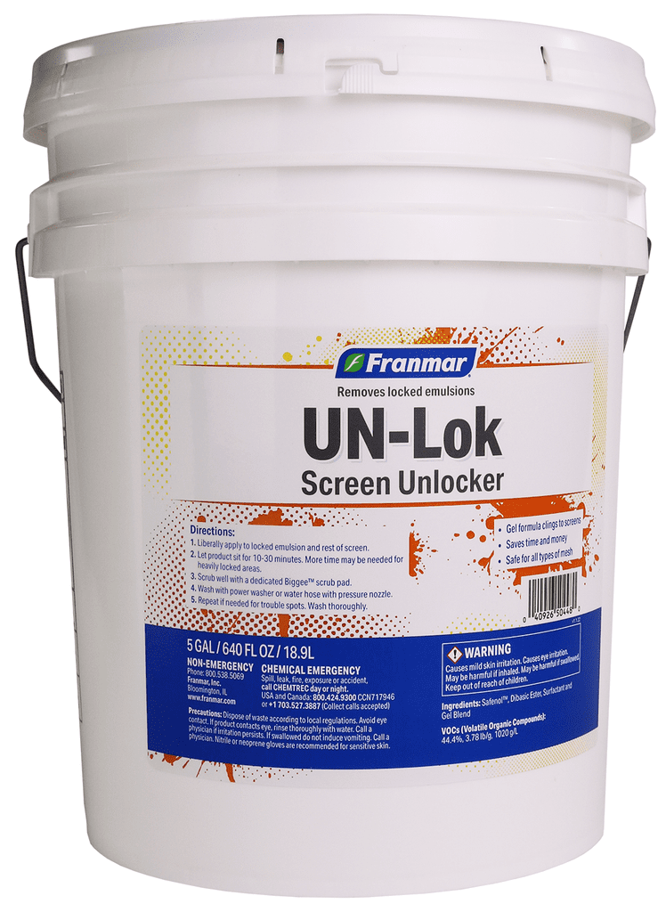 Franmar Un-Lok Locked Emulsion Ink Remover