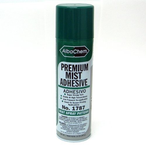 AlbaChem® Premium Mist Spray Adhesive 1787 | High-Tack Mist Adhesive for Screen Printing & Textiles