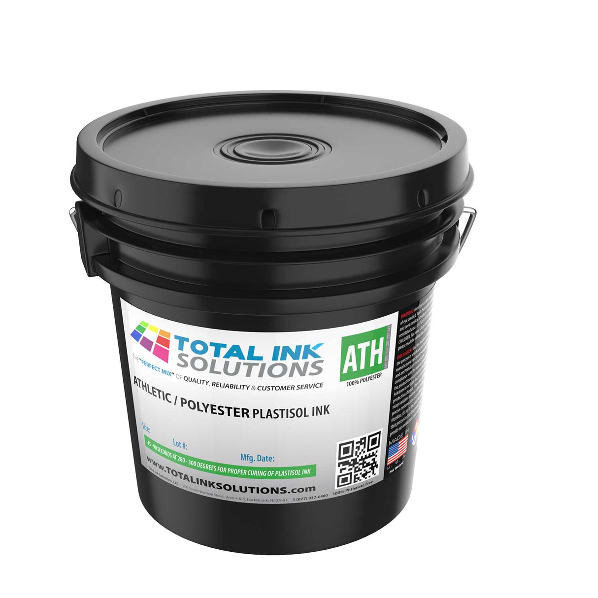 Athletic 100% Polyester Plastisol Ink Colors - Pint - 100% Polyesters