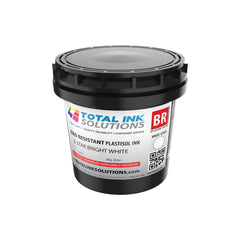 Bleed Resistant Plastisol Ink - 5 Star Bright White - Quart