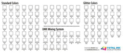 Screen Printing Color Chart 2023 / 2024