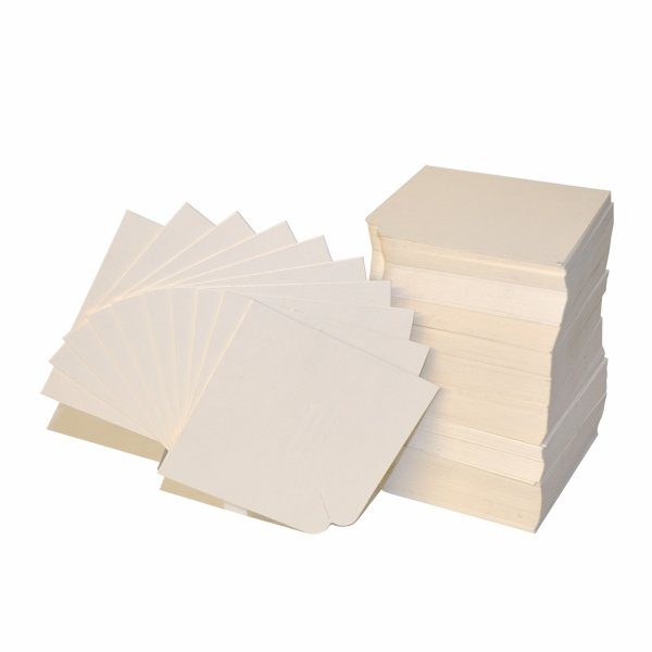 Disposable Plastic-Coated Scraper Cards – 3.5" x 3.5" (Pack of 100) | Versatile Ink & Adhesive Spreading Tool