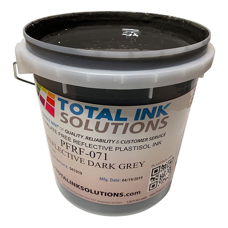 Reflective Light Grey Plastisol Ink | High-Visibility Ink for Bold & Durable Prints