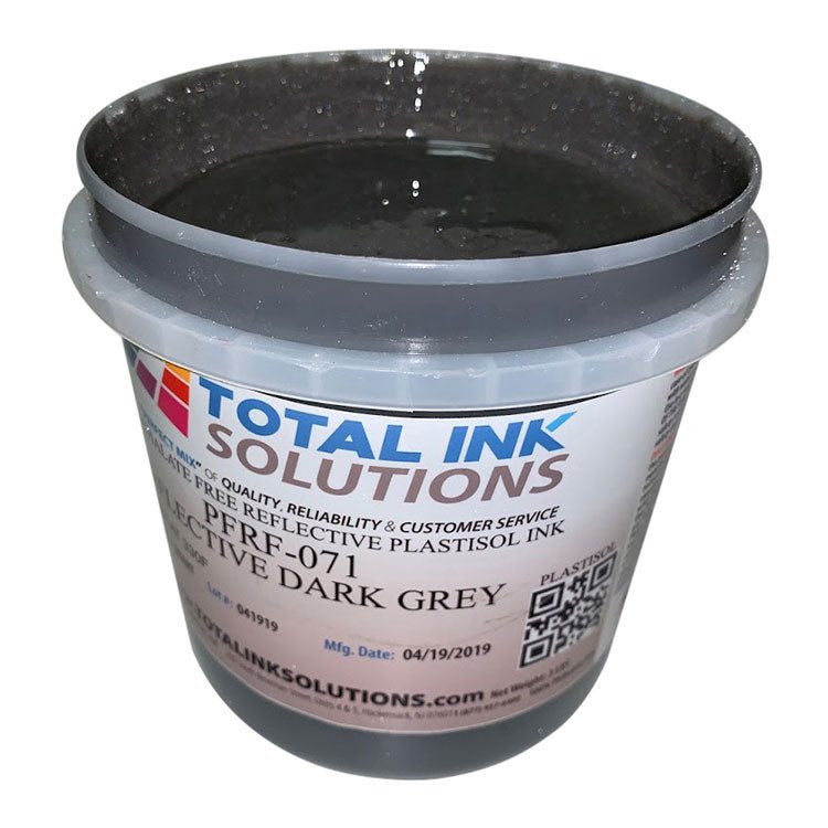 Reflective Light Grey Plastisol Ink | High-Visibility Ink for Bold & Durable Prints