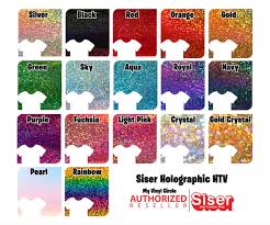 Siser® Holographic Heat Transfer Vinyl - 20" X 1 YD