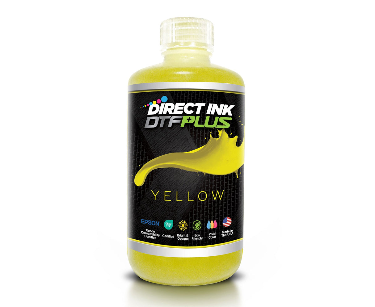 DIRECT INK: DTF PLUS - YELLOW 1 Liter
