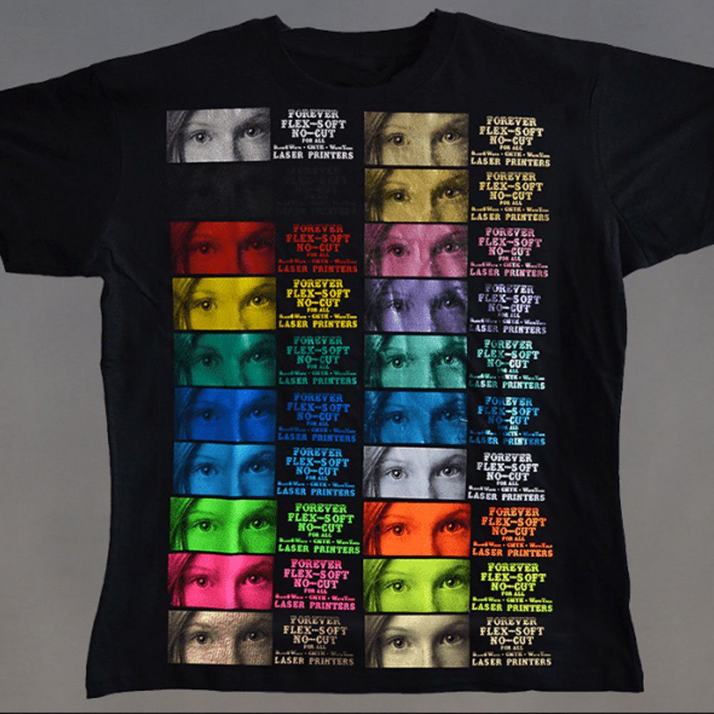 FOREVER Flex-Soft (No-Cut) Laser/LED Heat Transfer Paper – A + B Sheet Set (8.5" x 11")