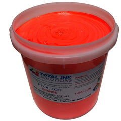 Waterbase Fluorescent Ink – Orange | Eco-Friendly, Soft-Hand Ink for High-Visibility Prints