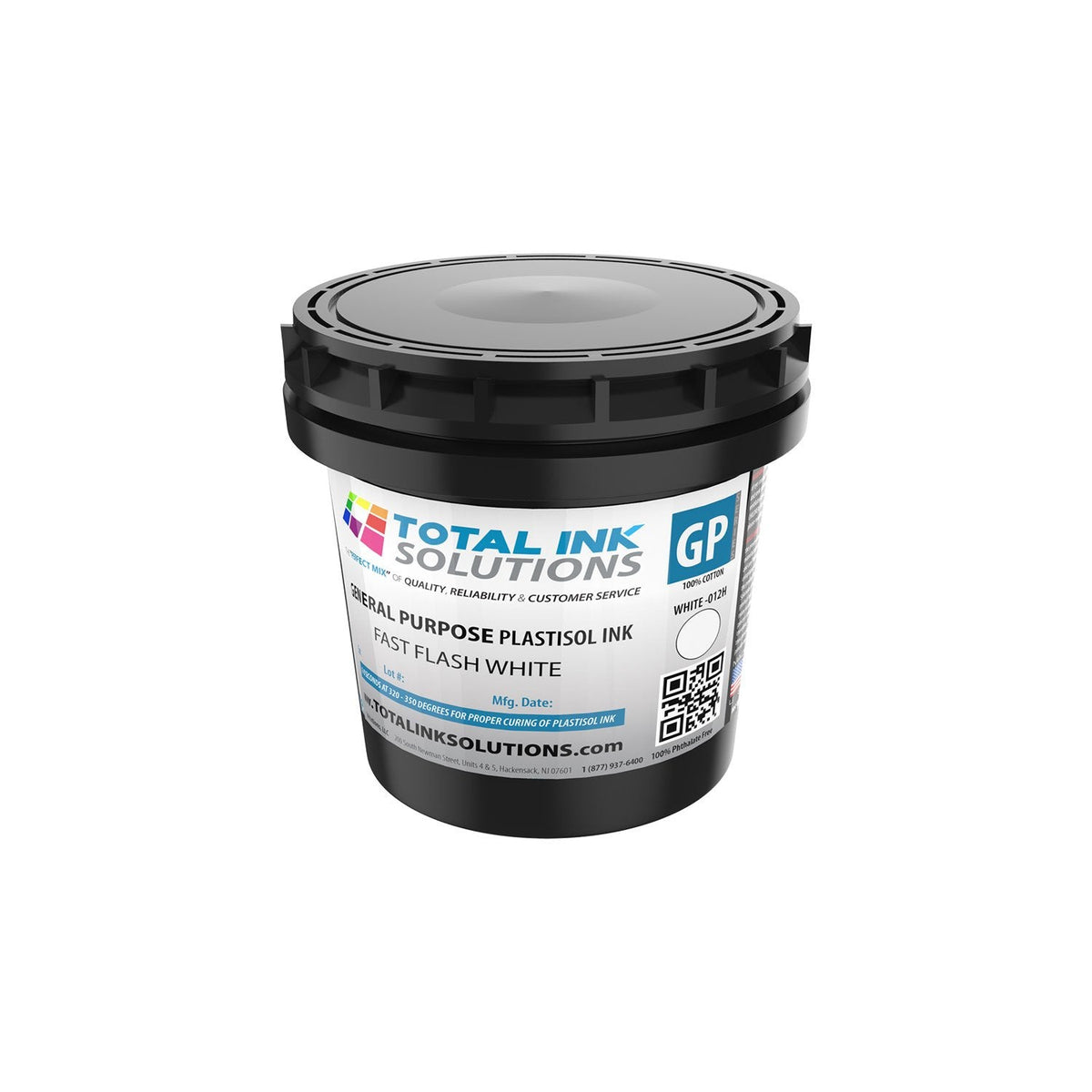 General Purpose Plastisol Ink - Fast Flash White - Pint