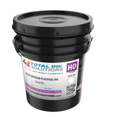 High Opaque Plastisol Ink - White - 5 Gallon