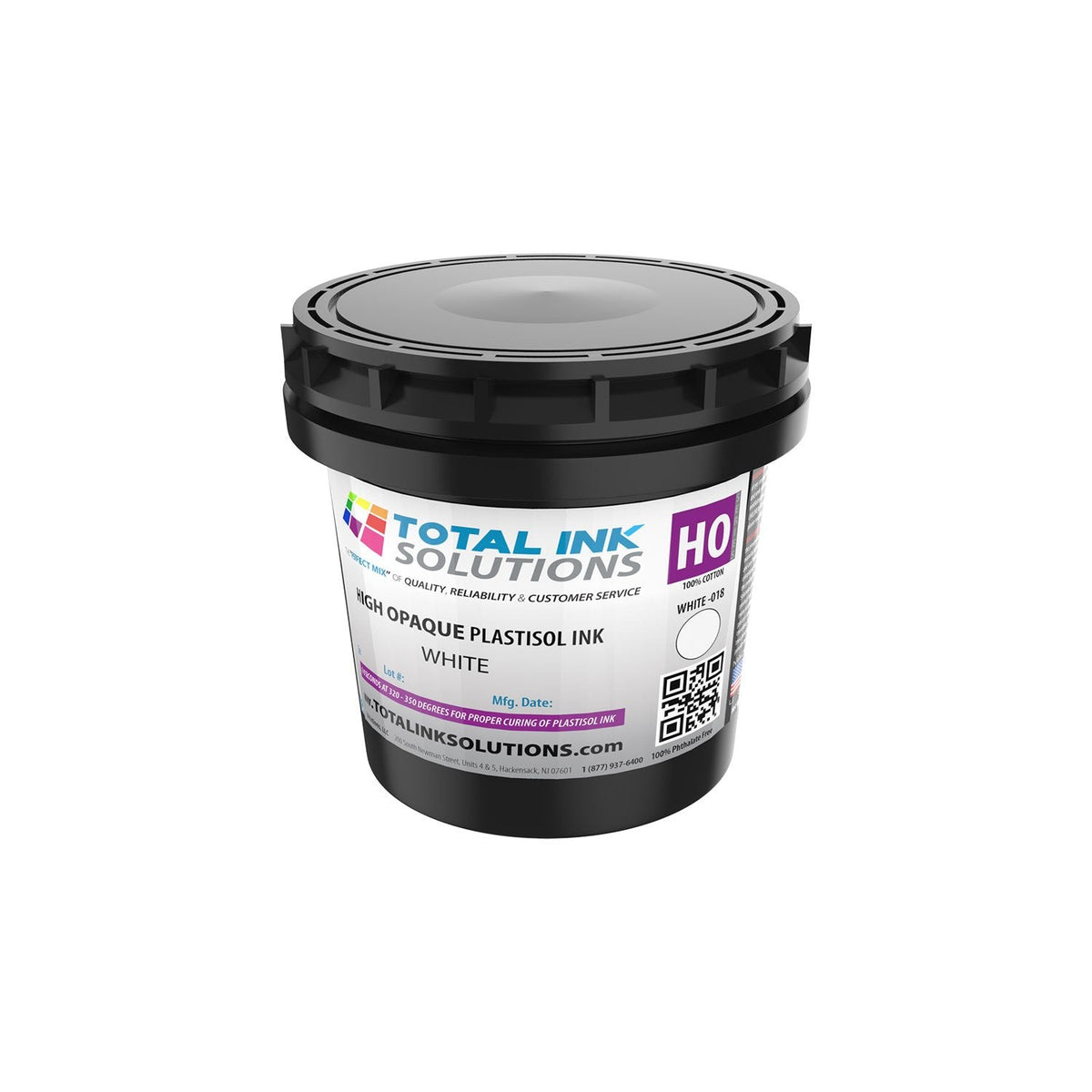 High Opaque Plastisol Ink - White - Pint