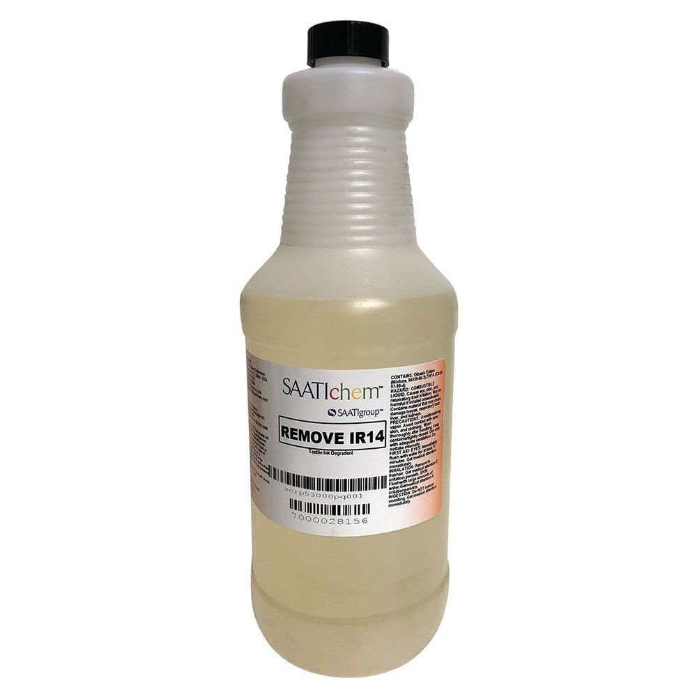 Saati IR14 Ink Remover – Powerful Ink Cleaner for Screen Printing - Quart