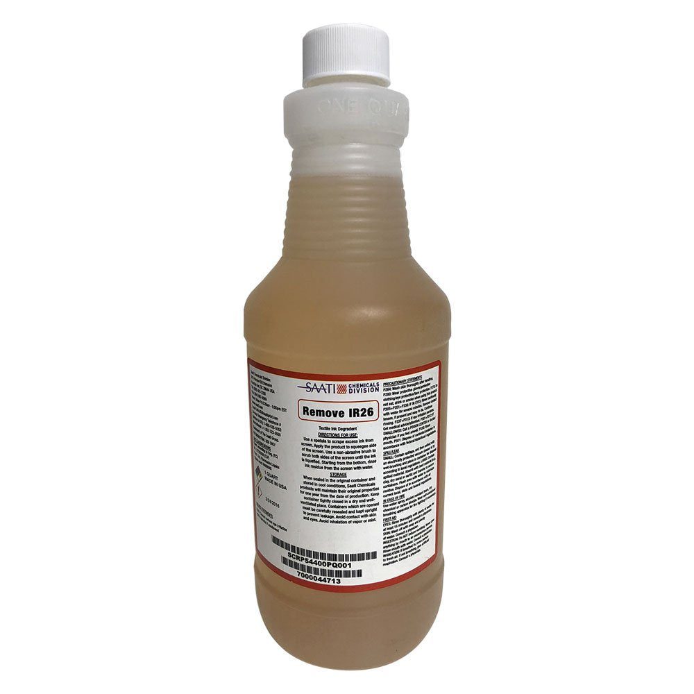 Saati IR26-Quart – Universal Ink Remover for Screen Printing