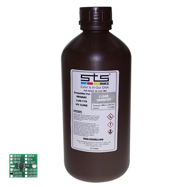 STS Inks Replacement Ink for Mimaki®LUS-170 UV Curable 1 Liter