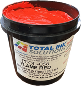 Fluorescent Puff Plastisol Ink – Flame Red Day Glow – 3D Effect