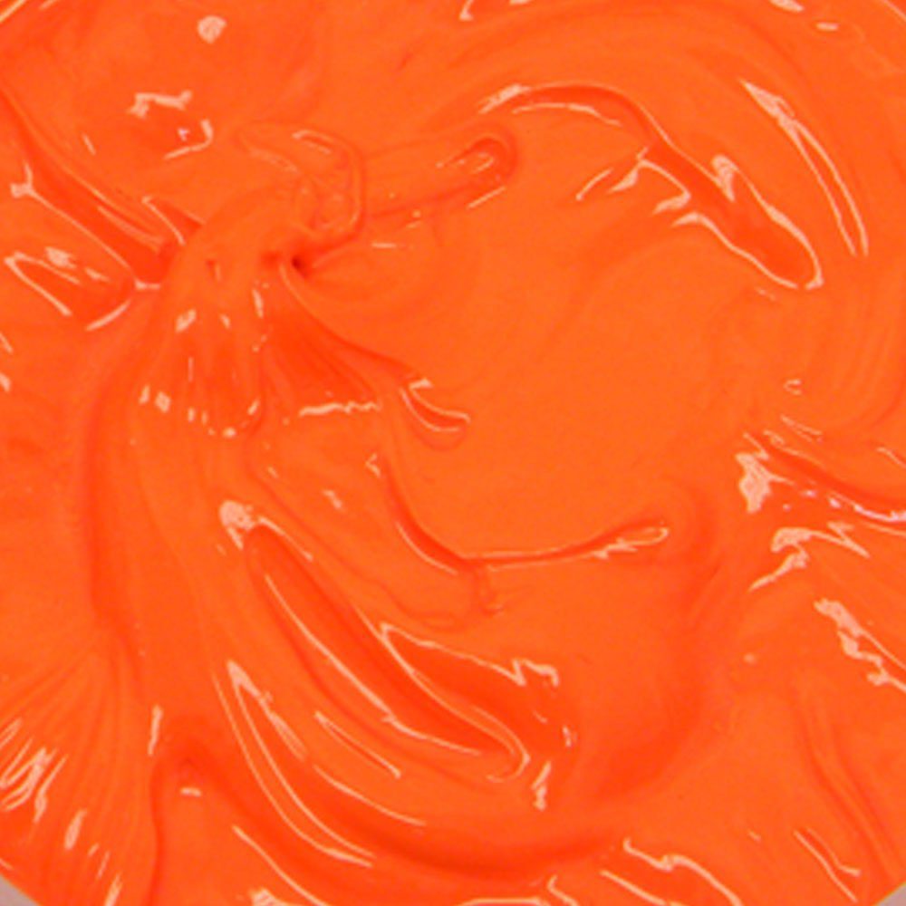 Waterbase Fluorescent Ink – Orange | Eco-Friendly, Soft-Hand Ink for High-Visibility Prints