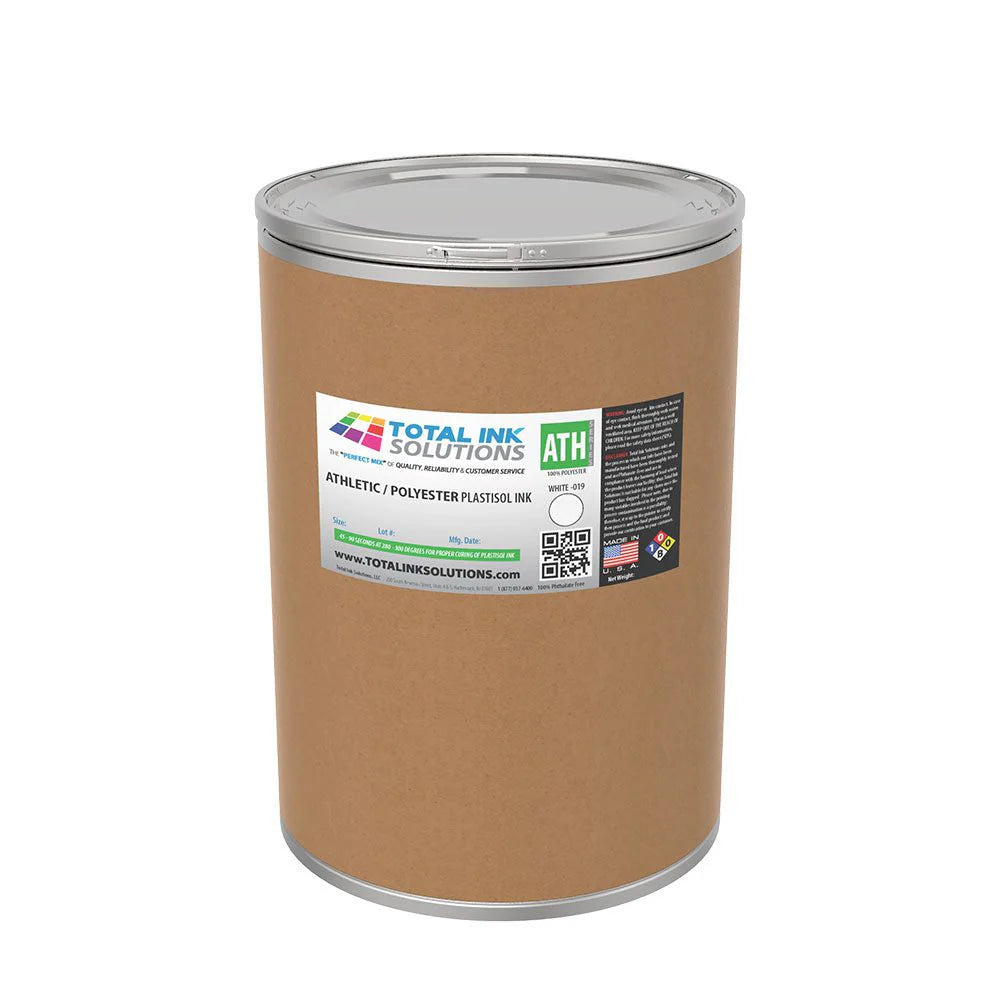 Athletic White Polyester Plastisol Ink - 100% Polyesters