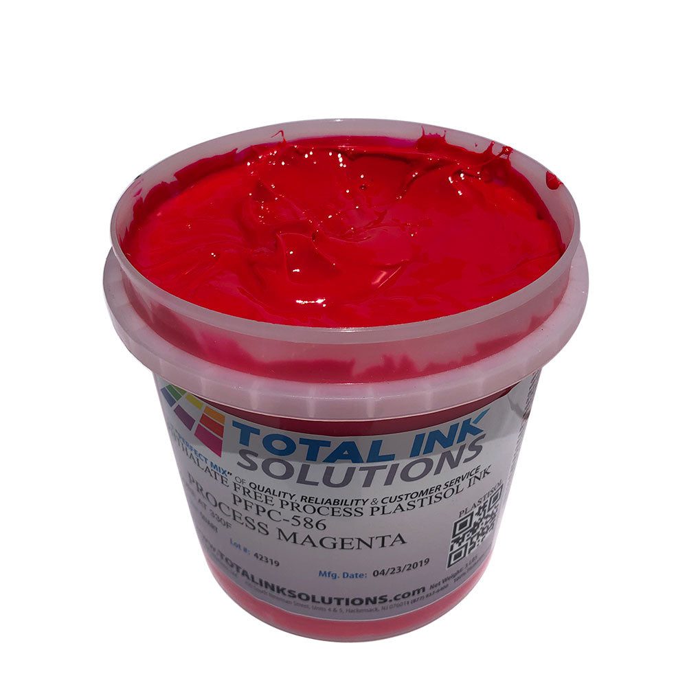 Total Ink Solutions® 4 Color Magenta Process Plastisol Ink Series