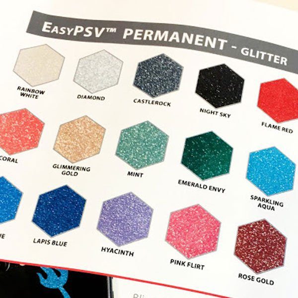 Easypsv Glitter Vinyl 12" X 1 Yard