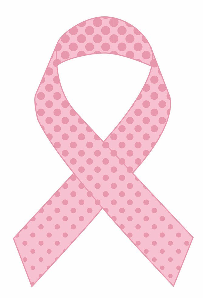 Pattern Breast Cancer Awareness Ribbon (HTV)