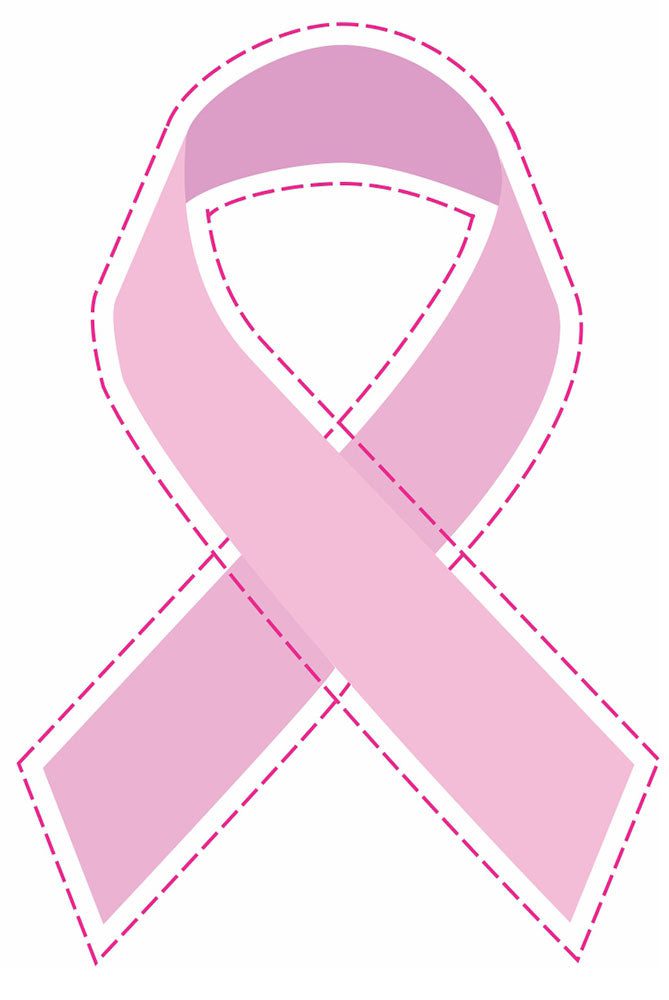 Pattern Breast Cancer Awareness Ribbon (HTV)