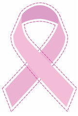 Pattern Breast Cancer Awareness Ribbon (HTV)