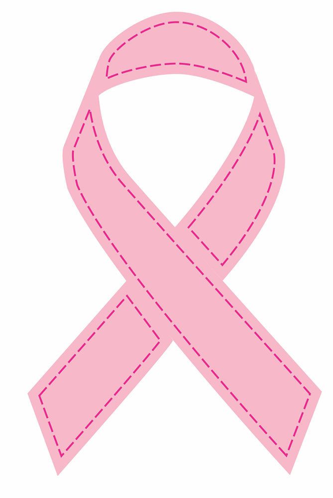 Pattern Breast Cancer Awareness Ribbon (HTV)