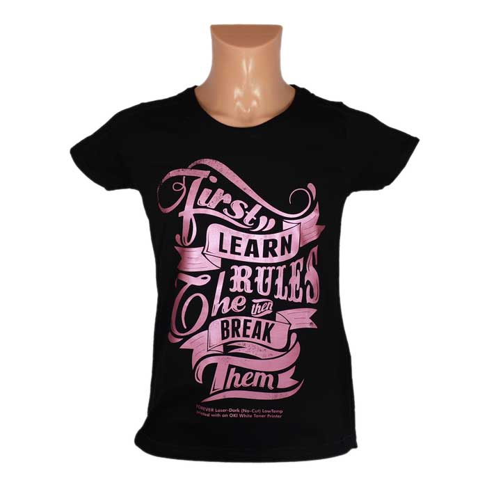 FOREVER Flex-Soft (No-Cut) Laser/LED Heat Transfer Paper – A + B Sheet Set (8.5" x 11")