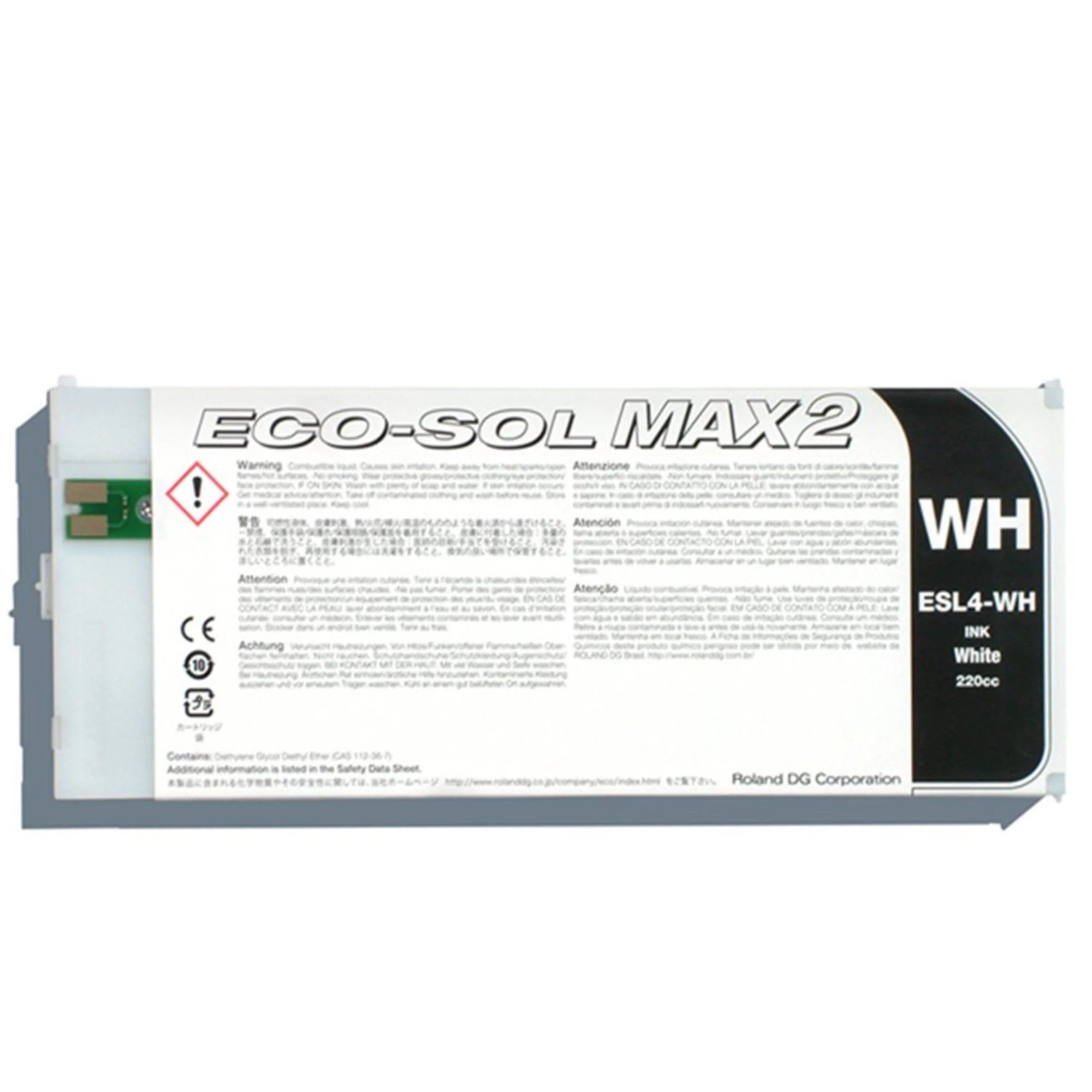 Roland Eco-Sol Max 2 Ink Cartridge 220cc BN-20A ESL4 Series