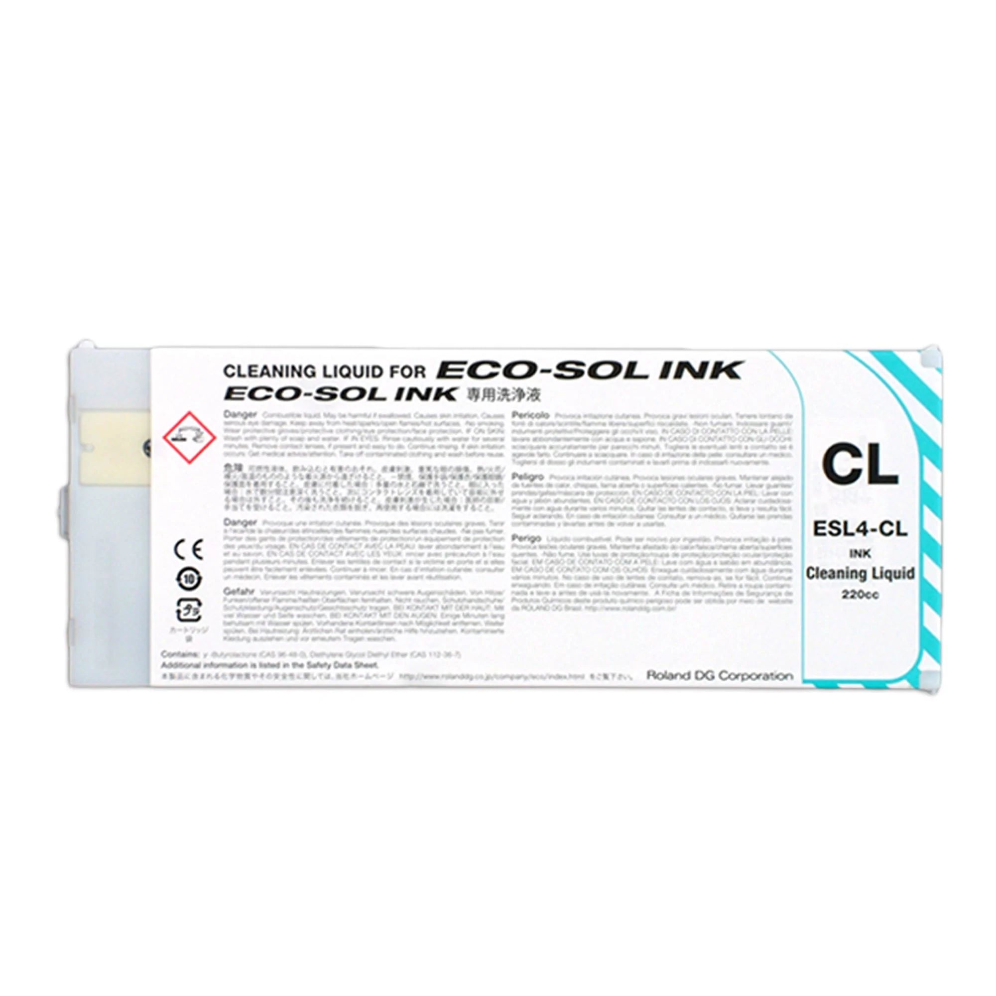 Roland Eco-Sol Max 2 Ink Cartridge 220cc BN-20A ESL4 Series