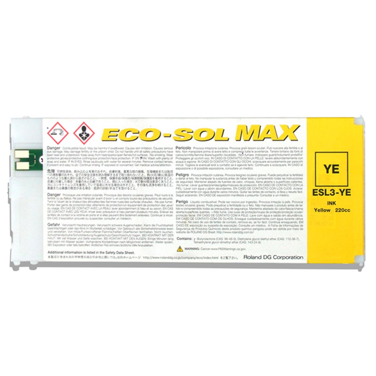 Eco-Sol Esl3 Max Ink Cartridge - 220 cc