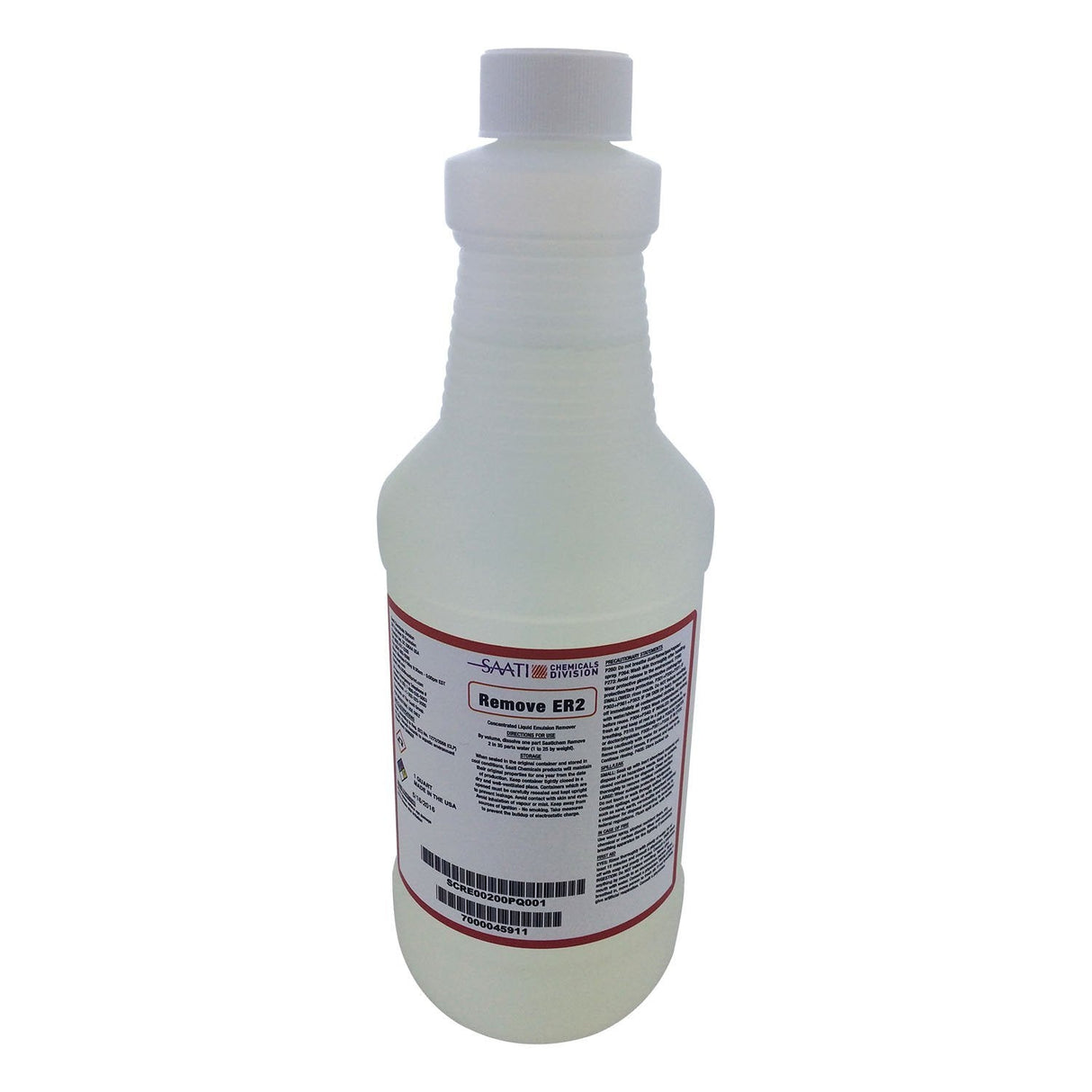 Saati ER2 Emulsion Remover 1:35 Liquid Concentrate – High-Performance Stencil & Mesh Cleaning Solution