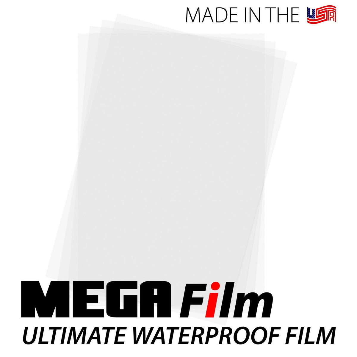 Mega Inkjet Waterproof Film Sheets - 8.5" X 11"