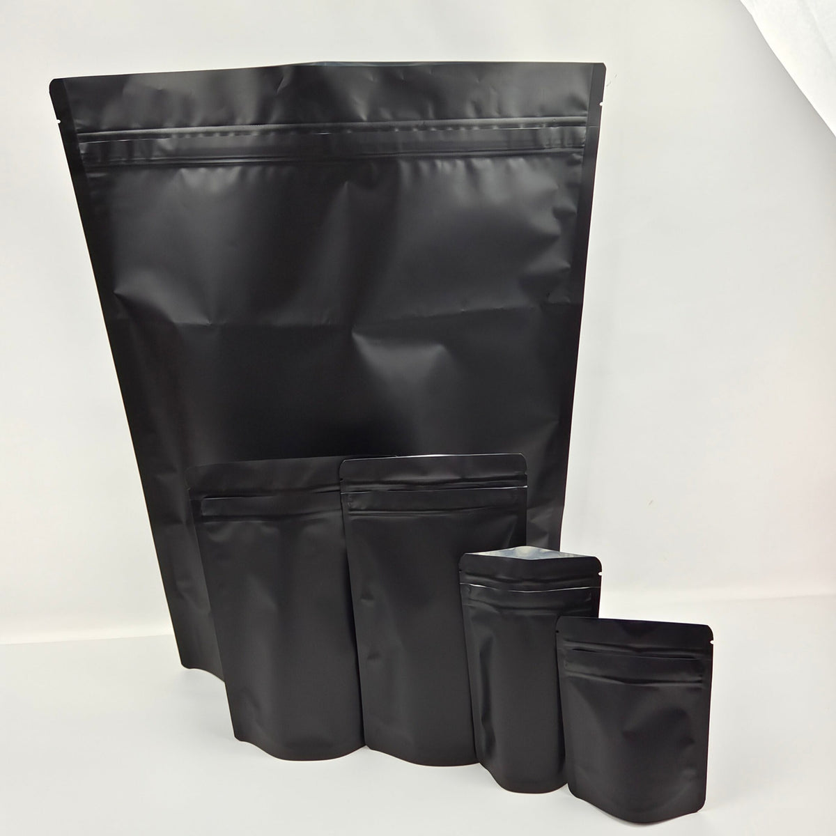 Matte Black 1/4 Oz (7g) Mylar Bag – Premium Protection & Freshness!