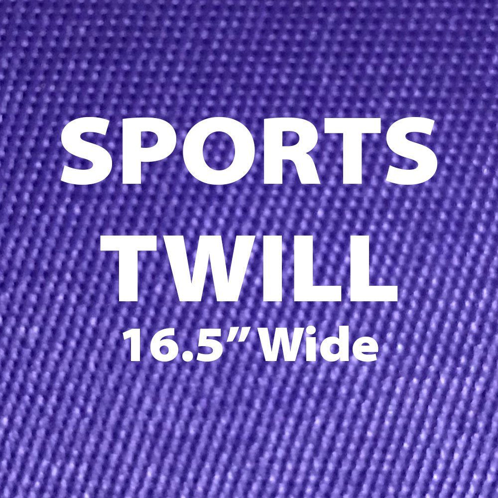 TwillUSA PSA Sports Fabric with Permanent Adhesive Backing – 16.5" Wide