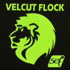 VelCut® Neon Flock Heat Transfer Vinyl – 12" x 1 Yard | Bright & Soft Textured Heat Transfer Vinyl